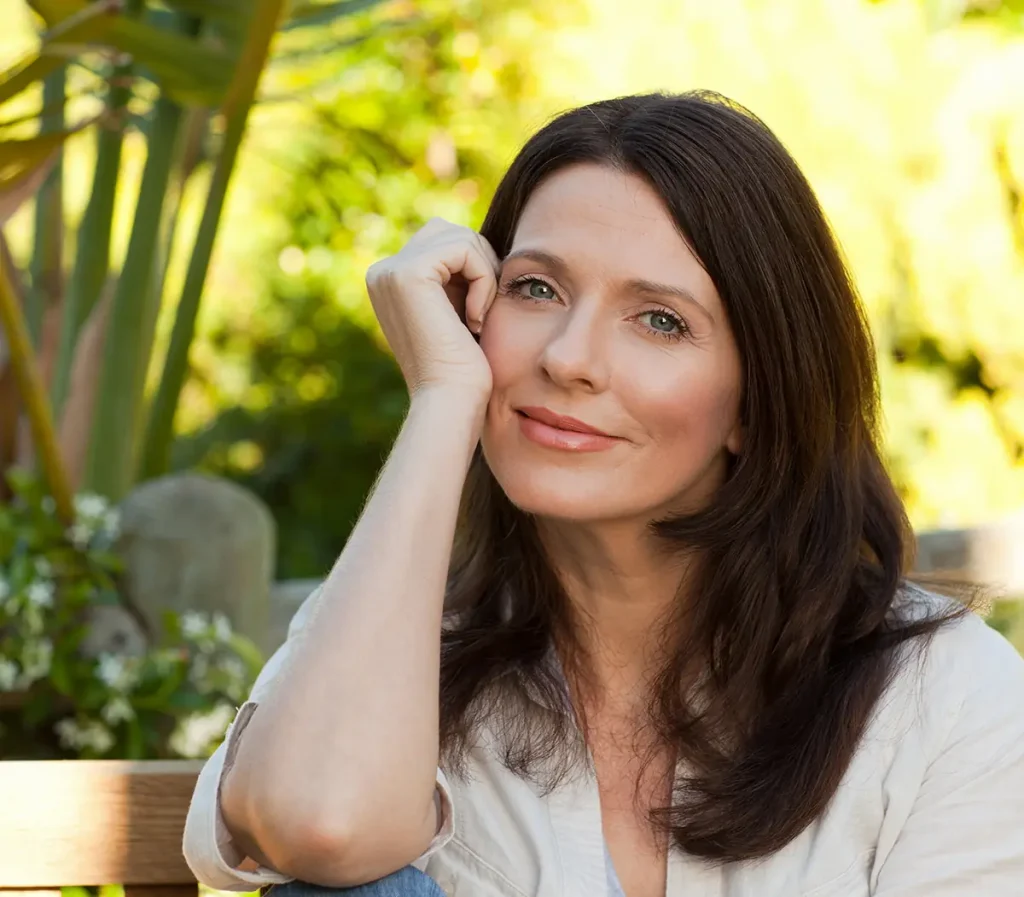 portrait of beautiful middle-aged woman